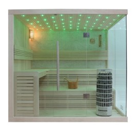 Luxusní finská sauna Bellagio EOSPA E1105C Cilindro 180x180x210