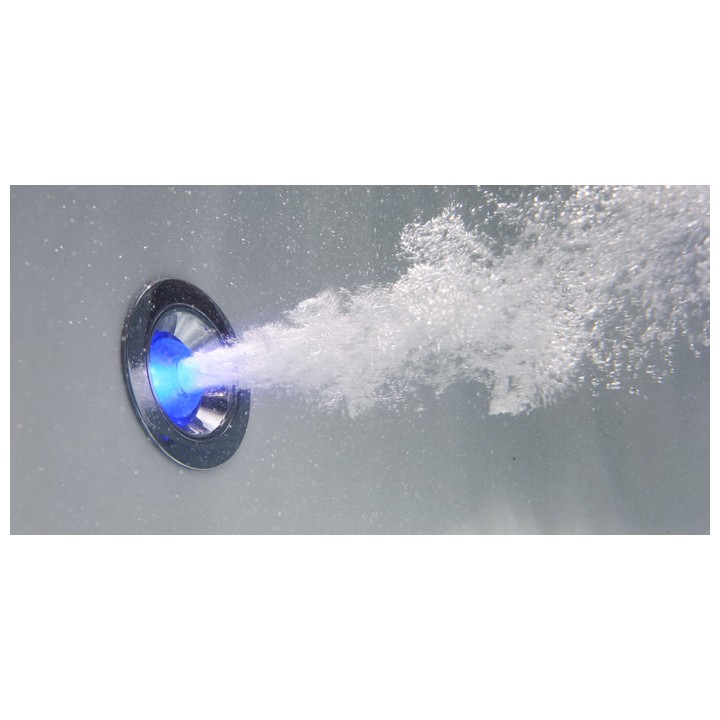Hydromasážní vana AWT GE120TSL 190x130 (bluetooth, osvětlení trysek)