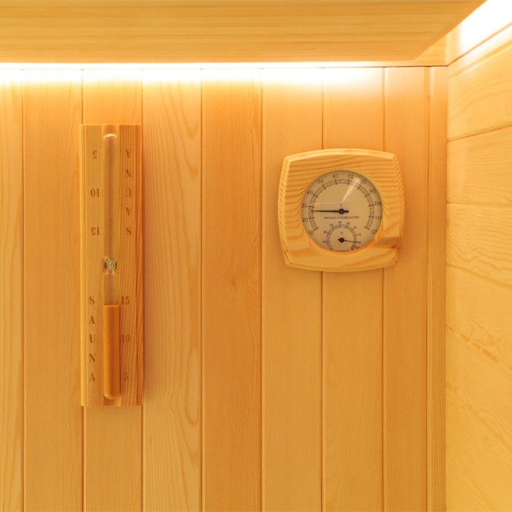 Finská sauna AWT E1804C borovice 120x120 8kW Vega