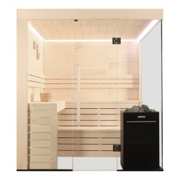Finská sauna AWT E1205A topol 266x198 9kW Vitro