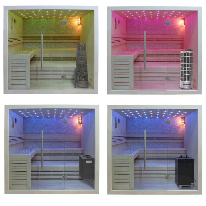 Luxusní finská sauna Bellagio EOSPA E1102C Cilindro 180x150x210
