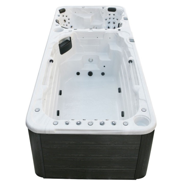 SWIM SPA Innovation 5.8 580x230 skelet SterlingSilver kabinet šedý