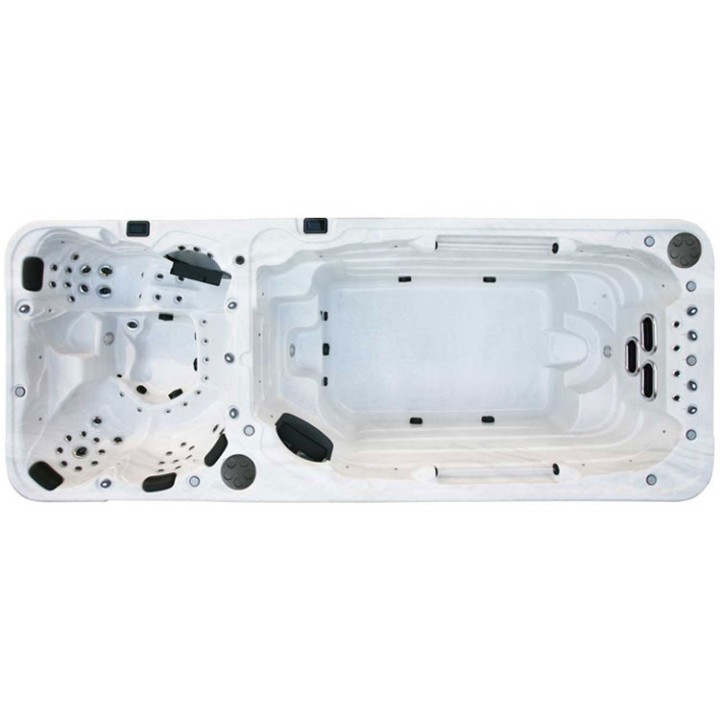 SWIM SPA Innovation 5.8 580x230 skelet PearlShadow kabinet šedý