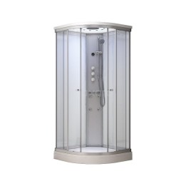 Masážní sprchový box Mocoori Modera bílá verze 100x100x219cm
