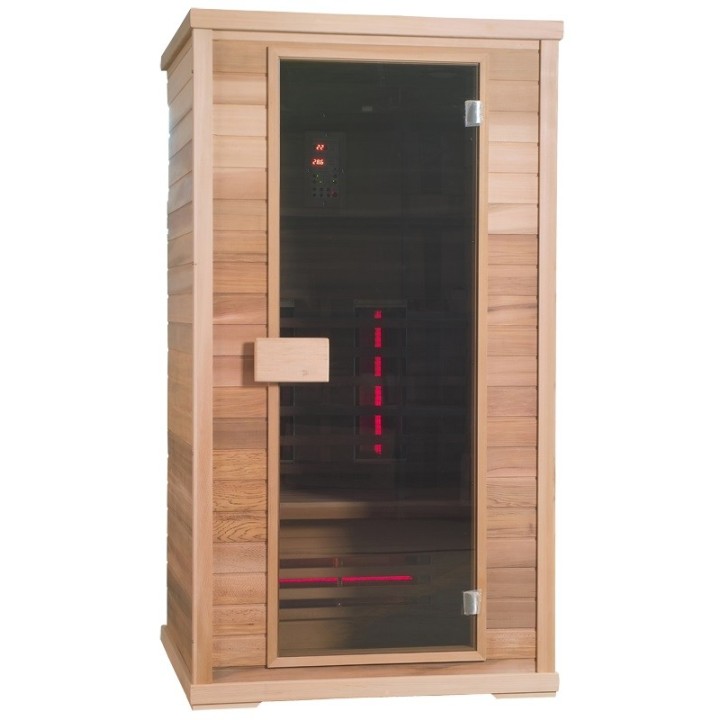 Infračervená sauna EXCLUSIVE TWO / kanadská borovice 110x100x200cm pro 1-2 osoby