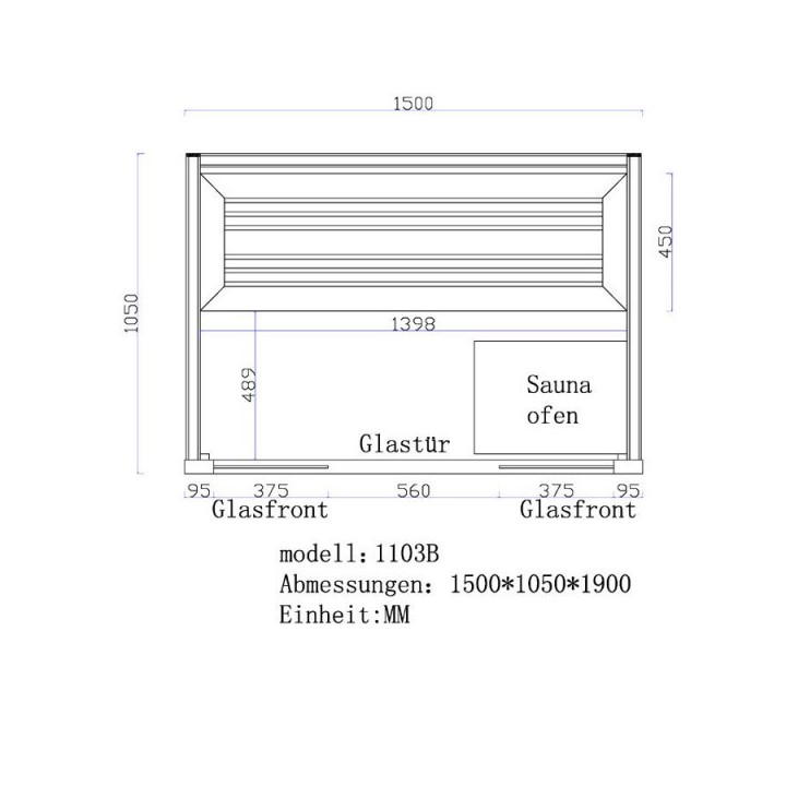 Luxusní finská sauna Bellagio E1103C Cilindro 120x105x190