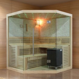 Luxusní finská sauna Bellagio EOSPA B1101C 180x180x210