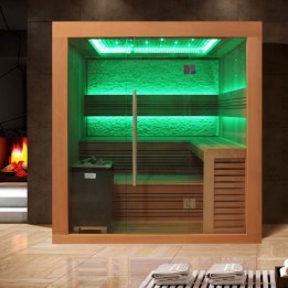 Luxusní finská sauna Bellagio EOSPA E1241C Cubo 180x170x216