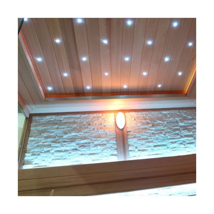 Luxusní finská sauna Bellagio E1242A Kiwi 220x220x216