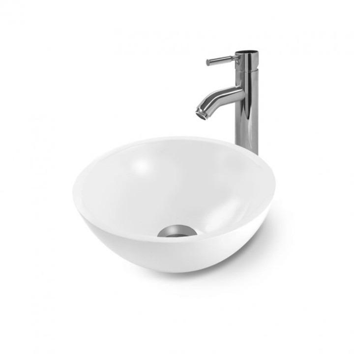Mramorové umyvadlo Mocoori M120-0060 lesklé 30x13cm