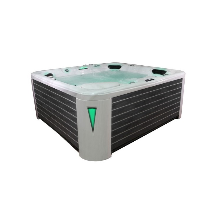 Venkovní vířivá vana EO-SPA IN-590 Premium Extreme SilverMarble / šedá 250x228x98cm