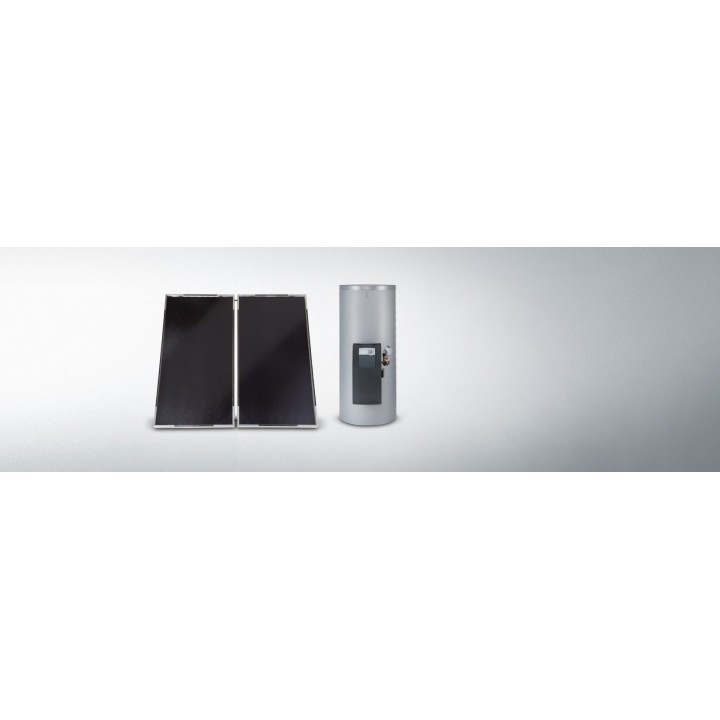 Viessmann Vitosol 100-FM, solární sestava pro ohřev pitné vody, s Vitosolic 100