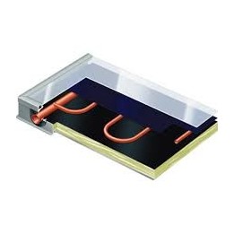 Viessmann Vitosol 100-FM, solární sestava, vodorovné provedení, typ SH1F 2 kolektory, bílý zásobník
