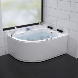 Hydromasážní vana Mocoori Rosemary Turbo Levá verze 170x120x75,5cm